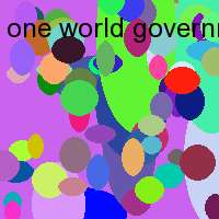 one world government