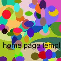 home page templates dream weaver